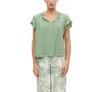 Viskose-Bluse mit Smok-Details 38 grün 2178669.7261.38