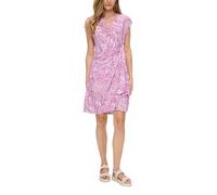 Viskose-Kleid im Relaxed Fit mit Knoten-Detail 42 Rosa