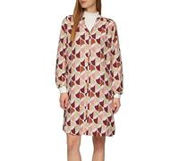 s.Oliver Viskose-Kleid mit All-Over-Print und seitlichen Eingrifftaschen