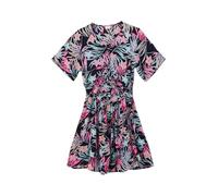 s.Oliver Viskose-Kleid mit Knoten-Detail und Raffung