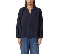 Viskosebluse mit Raffung und All-over-Print 38 blau 2174587.5959.38