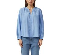 Viskosebluse mit Raffung und All-over-Print 38 blau 2174587.5141.38