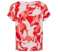 Viskosemix-T-Shirt im Relaxed Fit 36 rot|mehrfarbig 2164163.30A1.36