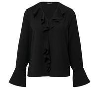 s.Oliver Volant-Bluse mit Langen Ärmeln und Manschetten-Detail