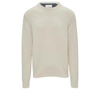 s.Oliver Herren 2152193 Pullover mit Logo-Stitching, Weiß 03W0, M