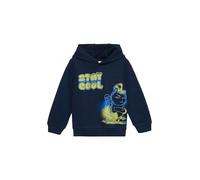 Wärmendes Kapuzen-Sweatshirt mit Frontprint 92/98 blau 2153446.5952.92_98