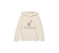 Wärmendes Kapuzen-Sweatshirt mit Glitzerprint 116/122 Beige 2152353.0805.116_122