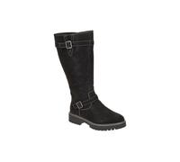 s.Oliver Warmfutter Schaft Stiefel schwarz Damen Biker Stil 26603 - Größe 37
