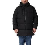 Wasserabweisende Pufferjacke mit abnehmbarer Kapuze und sportiven Details XXL schwarz 2172100.9999.XXL
