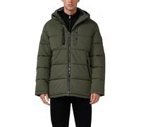 Wasserabweisende Pufferjacke mit abnehmbarer Kapuze und sportiven Details 3XL Grün 2167451.7938.3XL