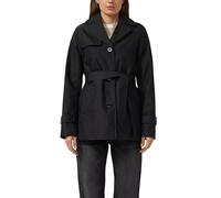 Wasserabweisender Trenchcoat im Slim Fit 46 schwarz 2173526.9999.46