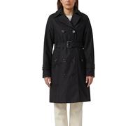 Wasserabweisender Trenchcoat im Slim Fit 44 schwarz 2177189.9999.44