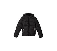 Wattierte Steppjacke mit Plüsch- und Fleecefutter 146/152 schwarz 2171540.9999.146_152