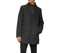 Wattierter Wollmix-Mantel mit herausnehmbarem Stepp-Einsatz 52 grau 2154680.98P1.52