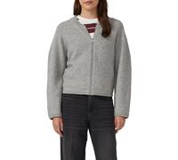 Weiche Strickjacke aus Wollmix mit Rippbündchen 42 grau 2168073.97W2.42