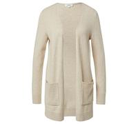 Weiche Strickjacke mit aufgesetzten Taschen 48 Beige 2168796.81W9.48