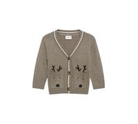 Weiche Strickjacke mit Rentier-Applikation 68 braun 2157026.85W0.68