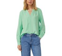 Weiche Viskose-Bluse mit Raffung 42 grün 2176391.7269.42