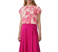 s.Oliver BLACK LABEL - Weiche Viskosebluse mit All-over-Print pink/beige - Gr. - 38