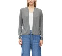 Weicher Feinstrick-Cardigan mit Rollkanten 46 grau 2180585.9730.46