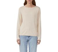 s.Oliver Strickpullover Weicher Feinstrick mit Rollkanten Beige Größe 40