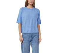 s.Oliver Pullover Weicher Halbarmpullover aus Alpakamix Blau Größe 36