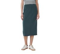 Weicher Midirock aus Scuba mit Schlitz 40 grün 2167913.6933.40