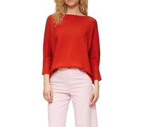 Weicher Pullover mit Struktur und 3/4-Fledermausärmeln 40 rot 2163544.3090.40
