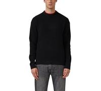 Weicher Relaxed-Fit-Pullover aus Wollmix M schwarz 2170237.9999.M