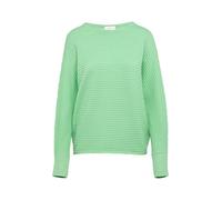 Weicher Strickpullover aus Viskosemix mit Fledermausärmeln 42 grün