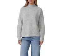Weicher Wollmix-Strickpullover mit Stehkragen 42 grau 2170458.97W1.42