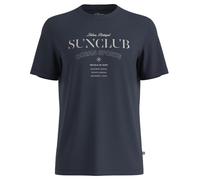 Weiches Baumwoll-T-Shirt mit Frontprint 4XL blau 2181469.59D2.4XL