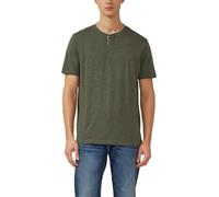 s.Oliver Weiches Henley-Shirt aus Melange-Jersey
