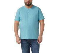 s.Oliver Weiches Henley-Shirt aus Melange-Jersey