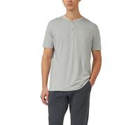 Weiches Henley-Shirt aus Melange-Jersey XL grau 2175884.9400.XL