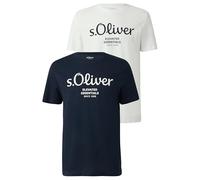 Weiches Jersey-T-Shirt mit Kurzarm und Rundhalsausschnitt im Doppelpack M weiß 2174519.01X1.M