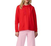 Weiches Kapuzensweatshirt mit seitlichen Schlitzen rot 38