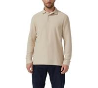 Weiches Langarm-Poloshirt aus strukturiertem Jacquard XL beige 2169463.8148.XL