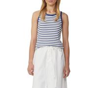 Weiches Slim-Fit-Top aus Rippware 42 blau|weiß 2167284.55G0.42
