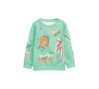 s.Oliver Sweatshirt Weiches Sweatshirt mit All-over-Print türkis Größe 128/134