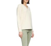Weiches Sweatshirt mit V-Ausschnitt 40 Beige 2163258.81W9.40