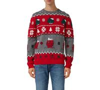 Weihnachtspullover aus reiner Baumwolle mit Peanuts®-Motiv 3XL grau|mehrfarbig 2172256.97A4.3XL
