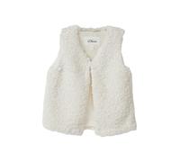 Weste aus Teddy-Plüsch mit Glitzereffekt 116 creme 2171843.0406.116