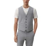 s.Oliver Men's 2128664 Weste, grau 91M1, 52