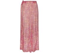 Wickelrock S.OLIVER, Damen, Gr. 40, rot (rot bedruckt), Web, Obermaterial: 60% Viskose, 40% Polyester, bedruckt, modisch, figurumspielend lang, Röcke, mit Alloverprint, Midirock, Strandrock (10786329-