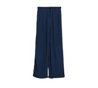 Wide Leg-Hose aus Crinkle-Viskose 146 blau 2179825.5952.146