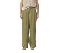 Wide-Leg-Hose aus Leinen 42/REG olive 2176746.7900.42_REG