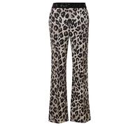 Wide-Leg-Hose aus Scuba mit Logo-Gummibund 40/REG beige|schwarz 2165453.93A1.40_REG