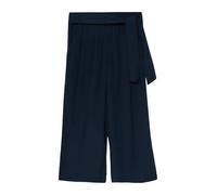 s.Oliver Wide-Leg-Hose aus strukturierter Viskose mit Bindegürtel