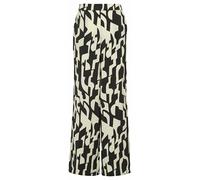 Wide-Leg-Hose im Loose Fit mit Elastikbund 44 weiß|schwarz 2161117.99A0.44